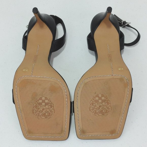 Vince Camuto Women's Saprenda 2 Heeled Sandal Black FITS LIKE 9 READ - Picture 8 of 12